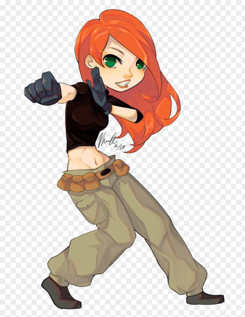 Kim Possible Cartoon Fan Art Drawing PNG