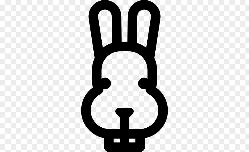 Rabbit Animal Line White Clip Art PNG