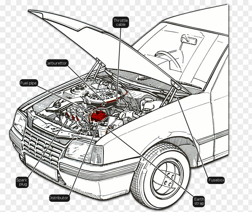 Car Perodua Kancil Toyota Distributor Engine PNG