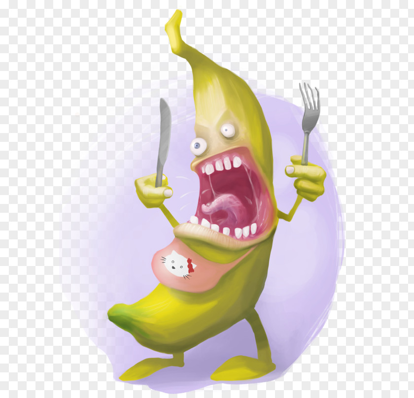 Design Banana-families Cartoon Character PNG