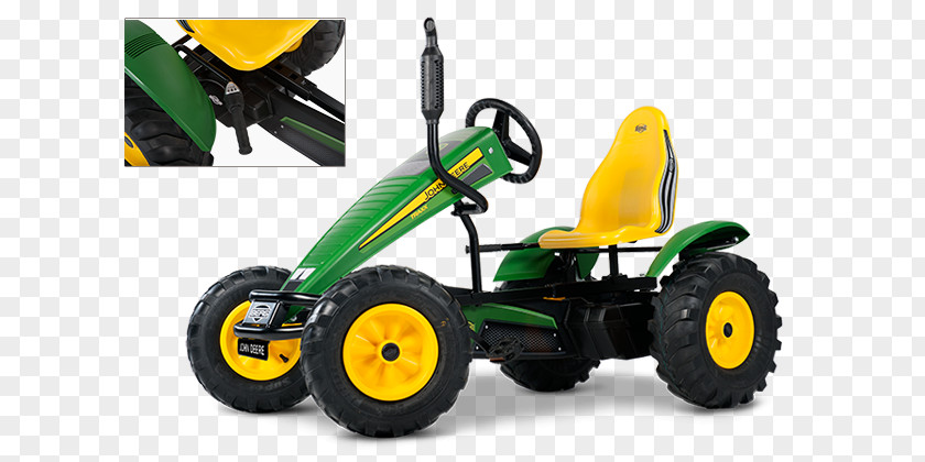 Go Cart Go-kart John Deere Quadracycle Sport BERG Race PNG