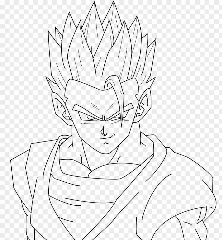 Goku Gohan Vegeta Gotenks Sketch PNG