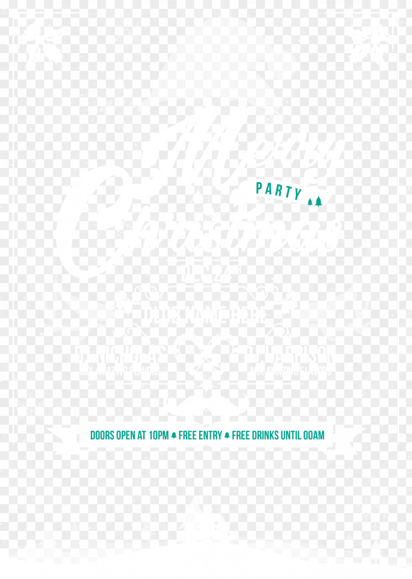 Christmas Party Line Point Angle Brand Pattern PNG
