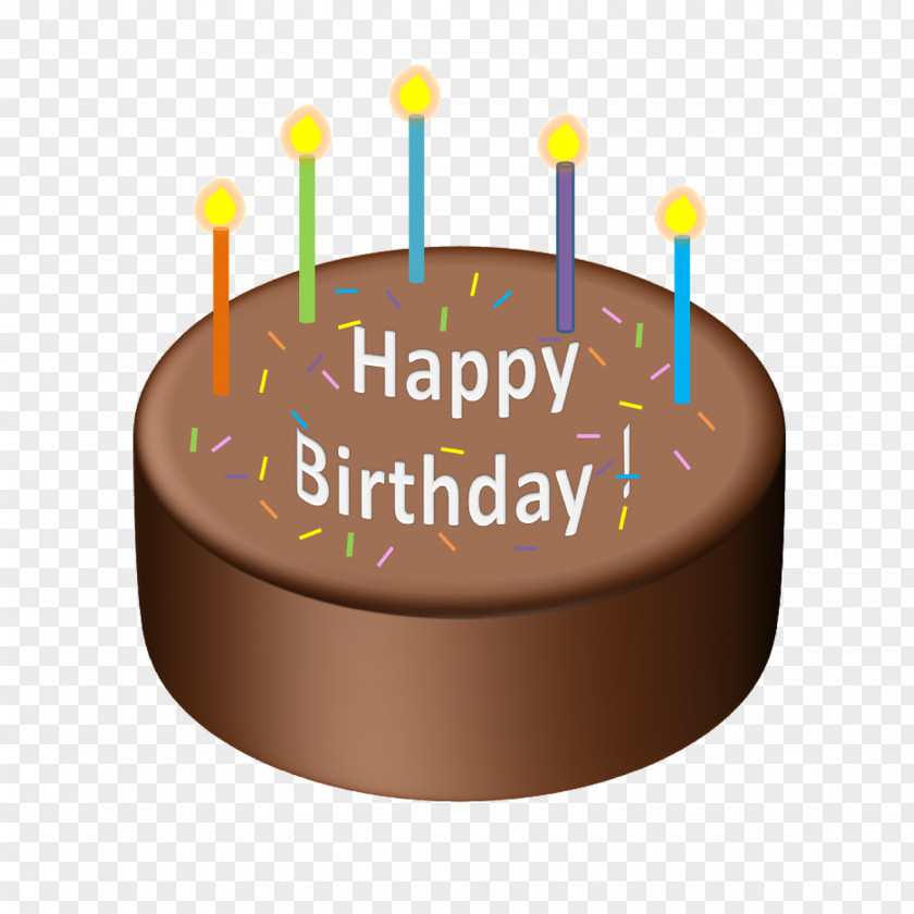 Count Birthday Cake Chocolate Torte PNG
