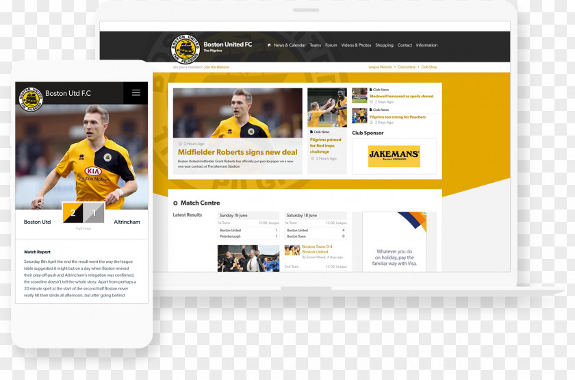 Football Web Page Template Sports Association League PNG