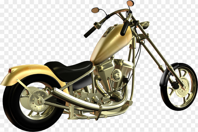 Retro Cool Motorcycle Accessories Chopper Bicycle PNG