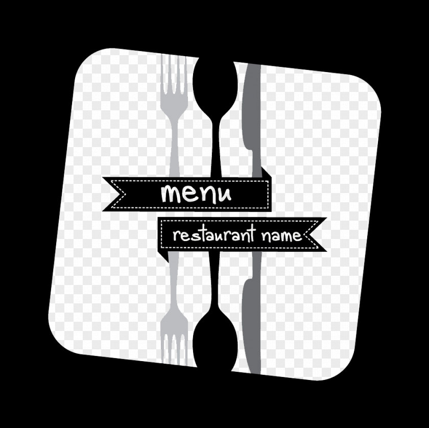 Vector Knife And Fork Menu Restaurant Tableware PNG