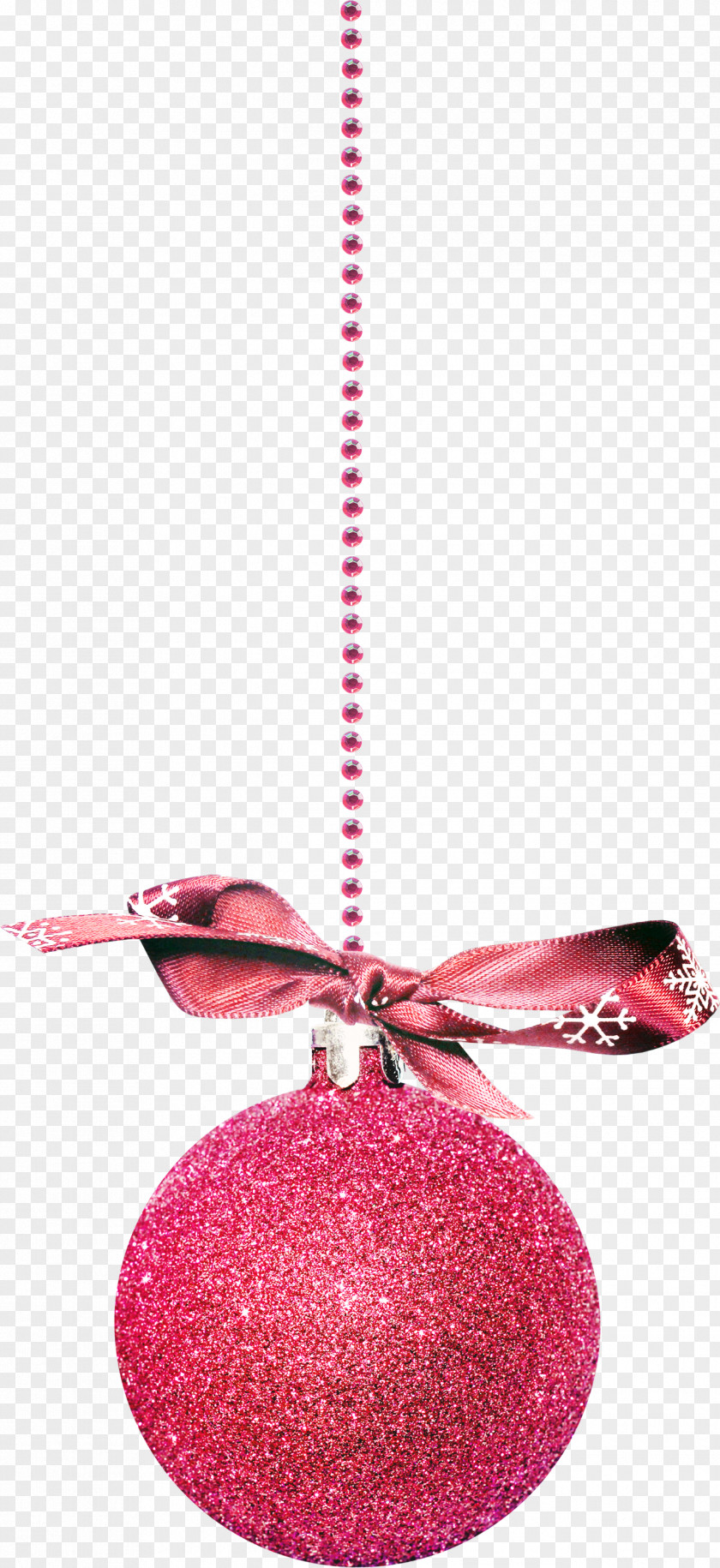 35 Christmas Ornament Pink Ball Clip Art PNG