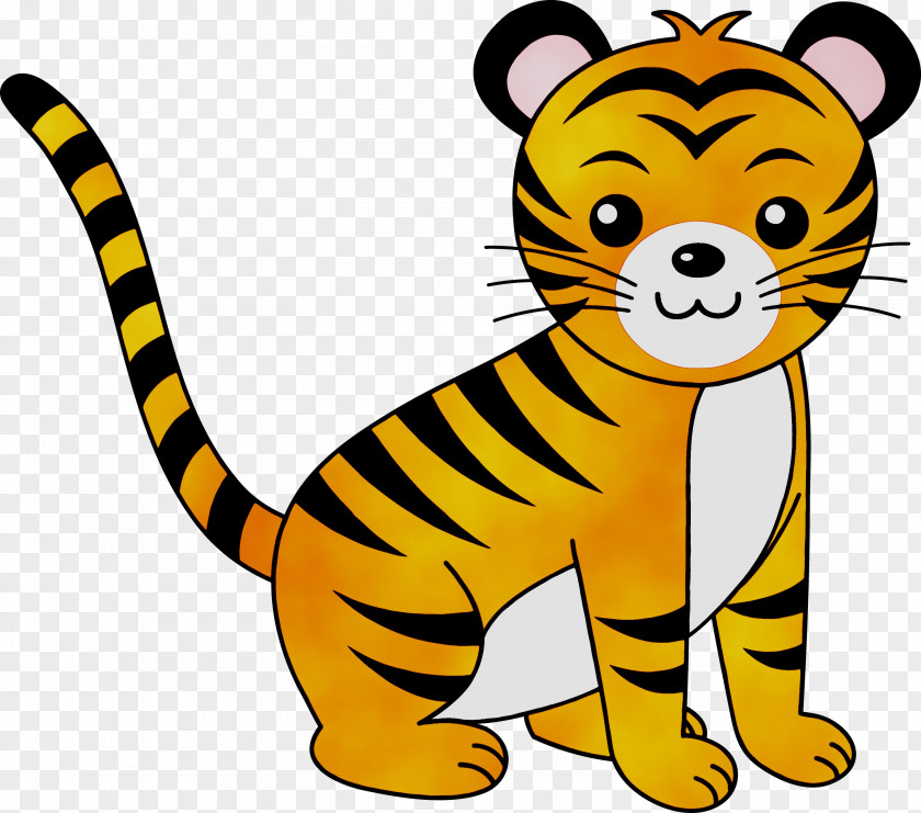 Clip Art Openclipart Bengal Tiger Cuteness PNG