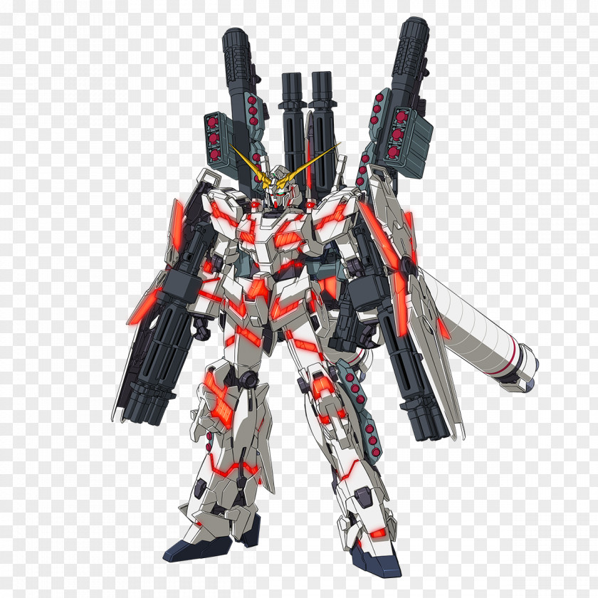 Full Tuxedo Mobile Suit Gundam Unicorn RX-0 独角兽高达 โมบิลสูท PNG