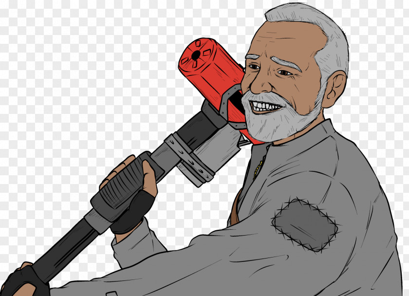 OLD MAN Finger Weapon Joint Cartoon PNG