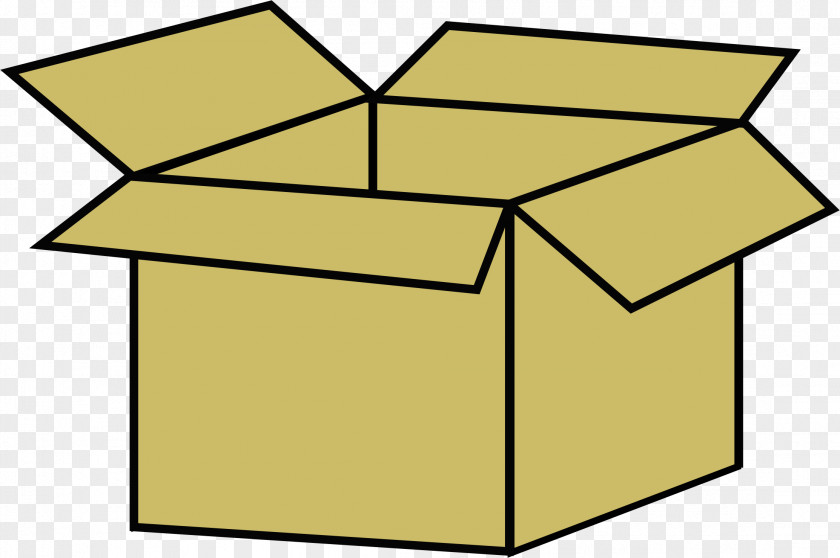 Open Box Cardboard Clip Art PNG
