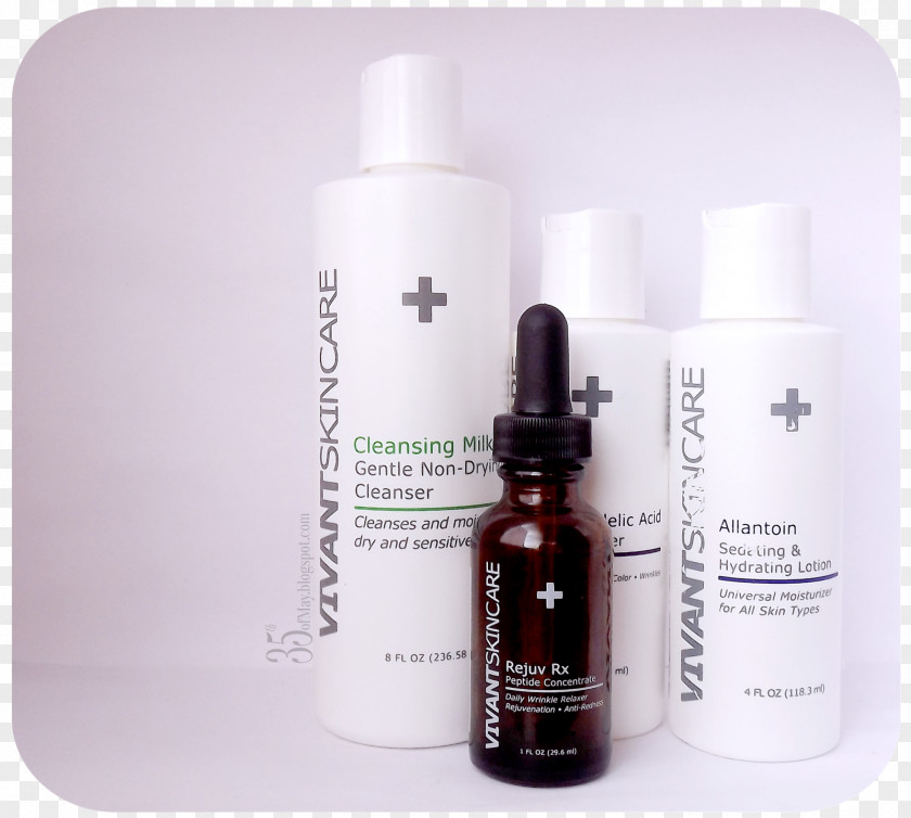 Skincare Routine Lotion Vivant Skin Care Mandelic Acid 3-in-1 Exfoliating Cleanser Retinol PNG