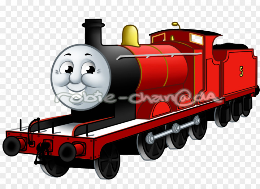 Train James The Red Engine Thomas Sodor Percy PNG