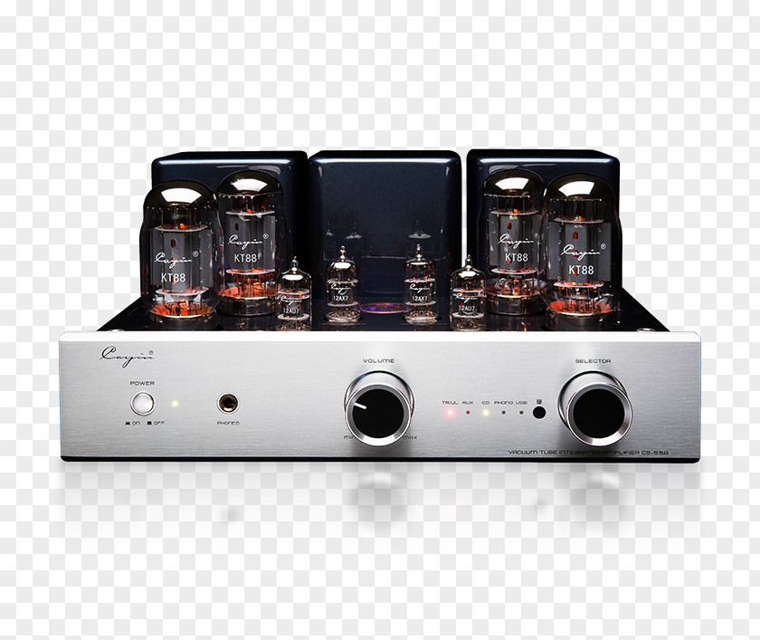 Tube Sound Valve Amplifier Vacuum KT88 Audio Power PNG