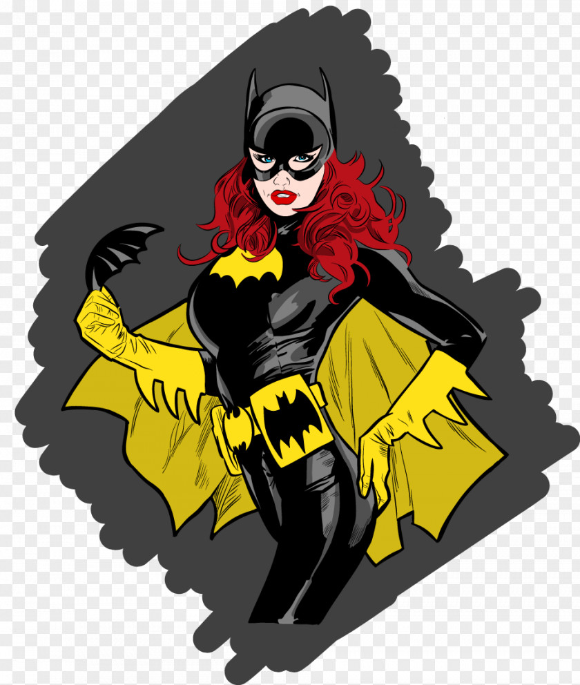 Batgirl Cartoon Character PNG