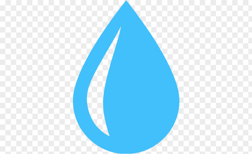 Blue Water Drop Reclaimed PNG