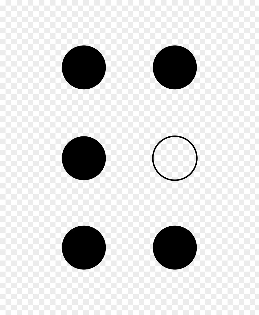 Braille English Alphabet Clip Art PNG