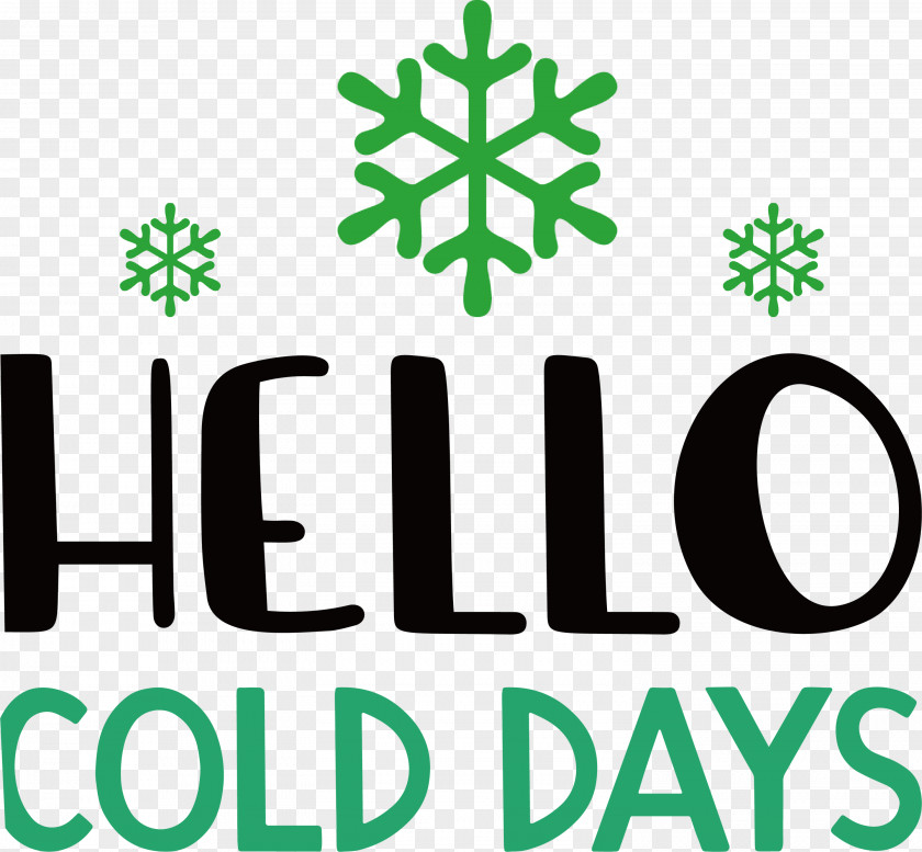 Hello Cold Days Winter PNG