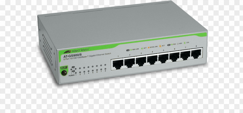 Network Switch Allied Telesis Gigabit Ethernet Port Fiber Media Converter PNG