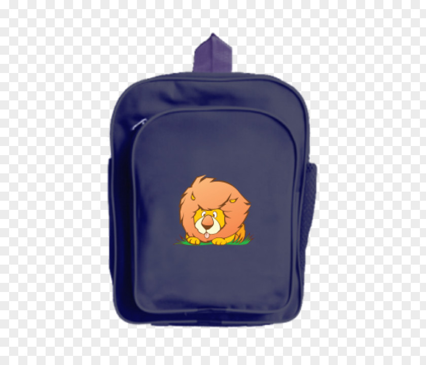 Bag Lion Purple Cartoon PNG