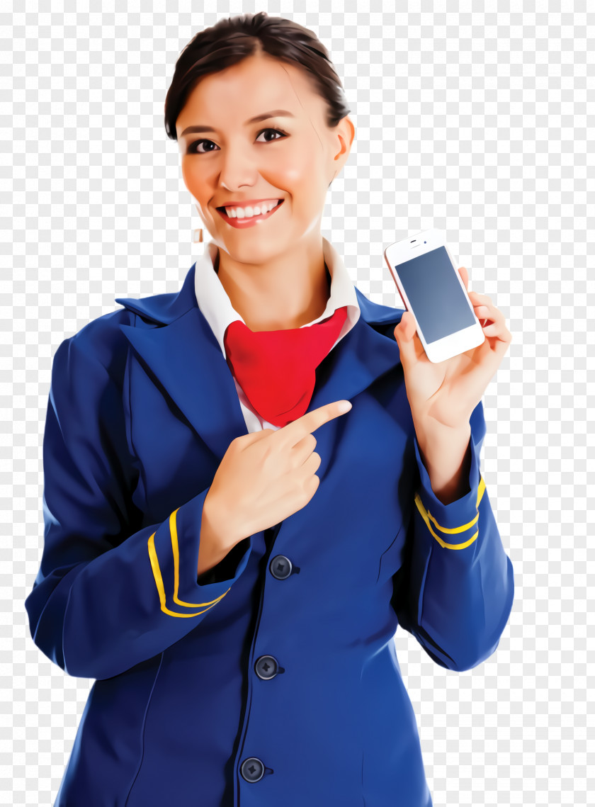Businessperson Electric Blue Credit Card PNG