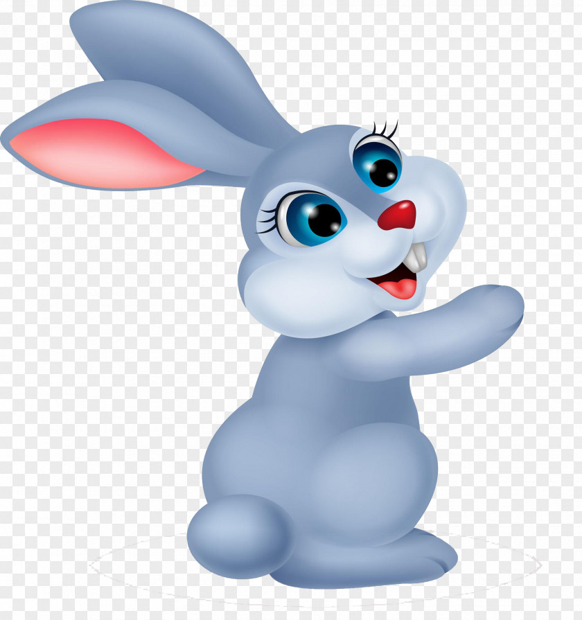 Cute Little Gray Rabbit Stock Photography Royalty-free Clip Art PNG