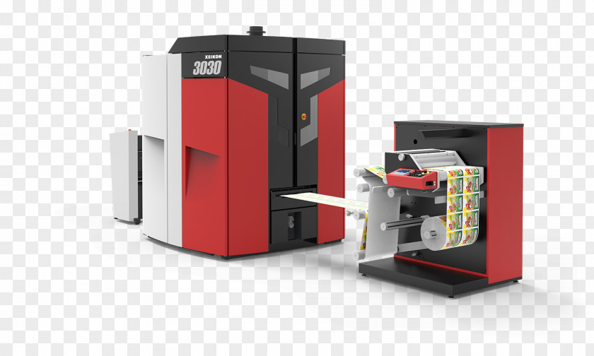 Digital Printing Drupa Label Printer Xeikon Manufacturing PNG