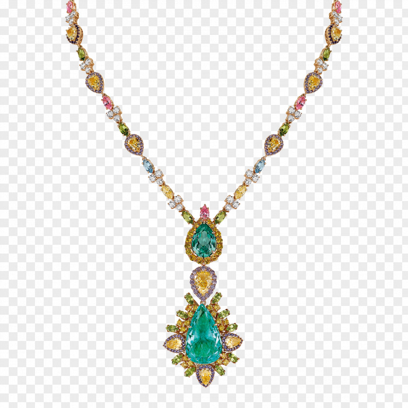 Emerald Bulgari Necklace Earring Jewellery PNG