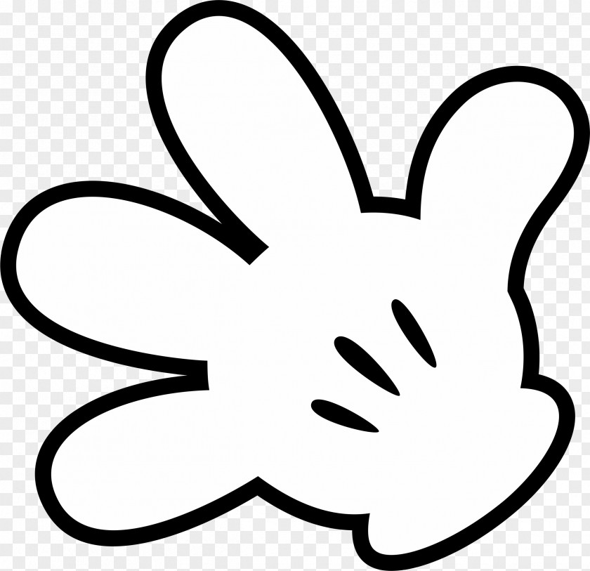 Fingers Mickey Mouse Minnie Glove Drawing PNG