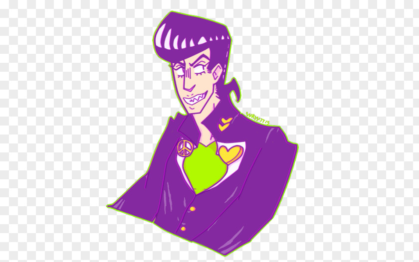 Josuke Illustration Clip Art Human Logo Purple PNG