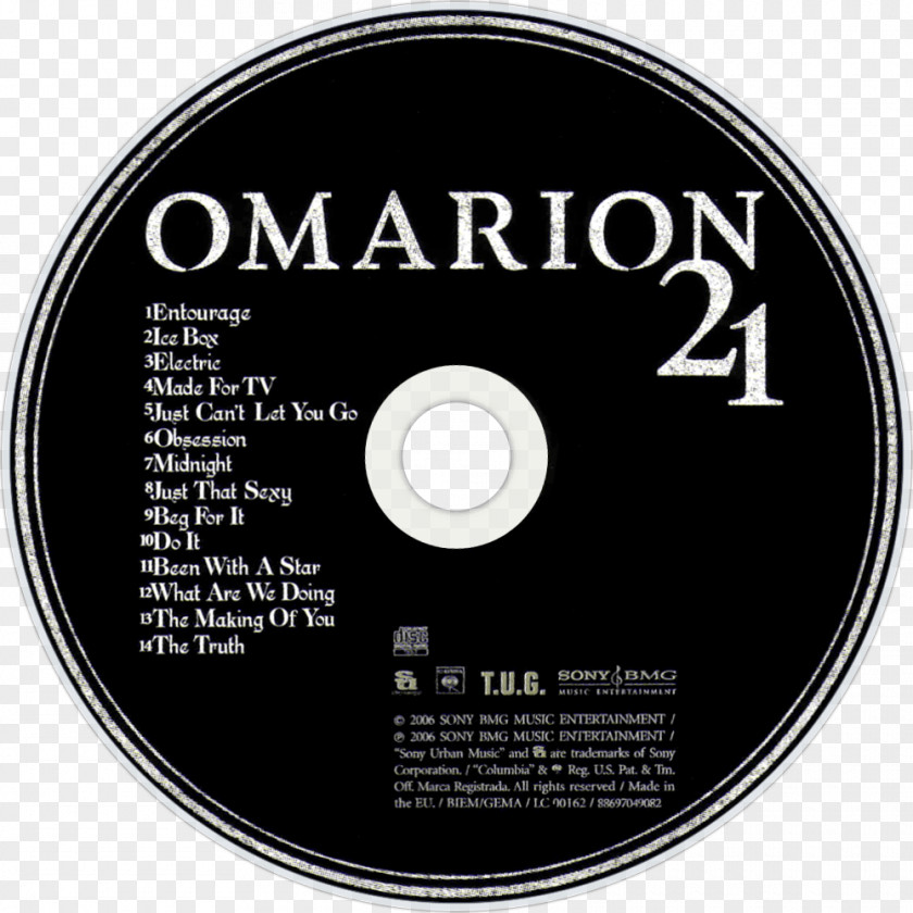 Omarion Compact Disc 0 Album B2K PNG