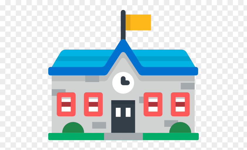 SCHOOL Building Icon PNG