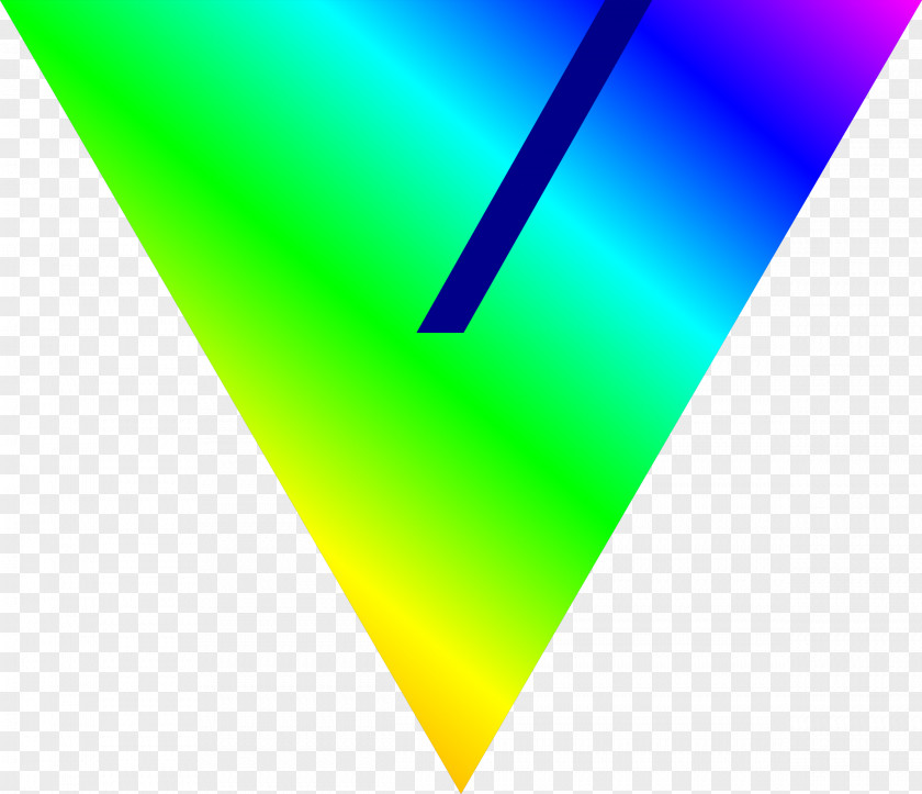 Spectral Streamer Triangle Clip Art Image Graphics PNG