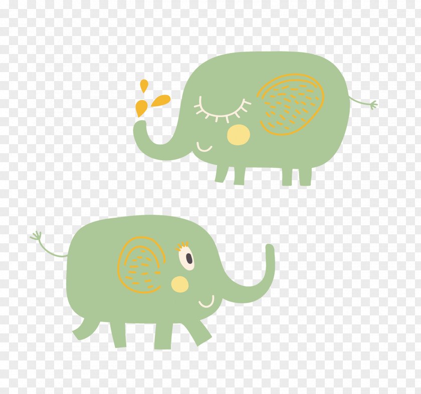 Elephant Drawing Computer File PNG