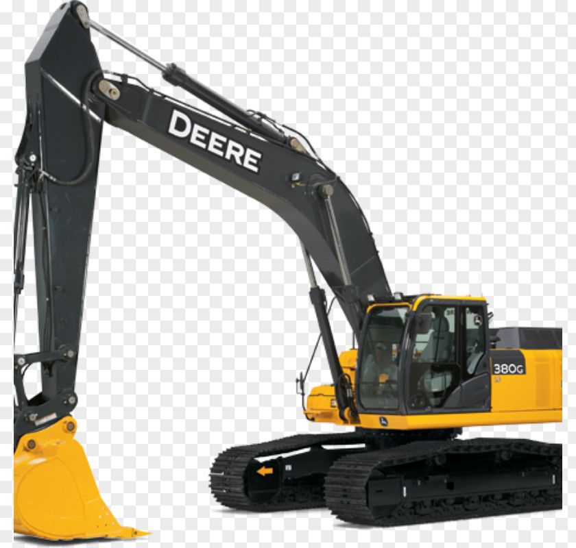 Excavator John Deere Circle Tractor Heavy Machinery Architectural Engineering PNG