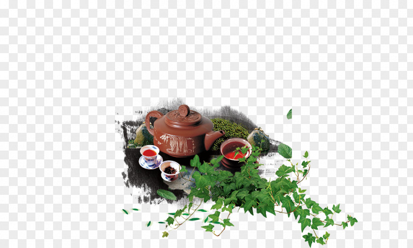 Longjing Tea Teapot PNG