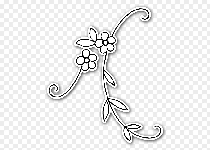 Simple Sticker Clip Art Line Pollinator Body Jewellery PNG