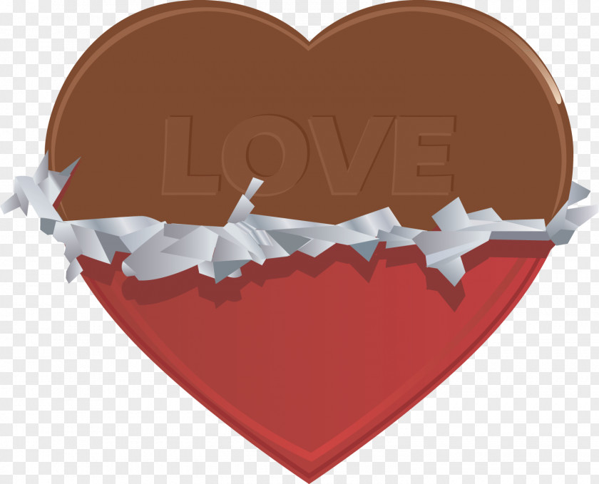 Valentine's Day Chocolate Gift Love Heart PNG