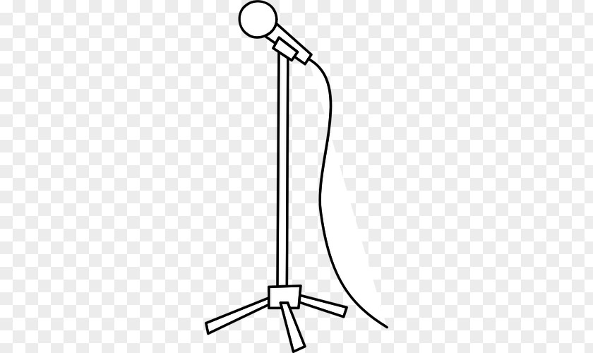 Vector Microphone Drawing PNG