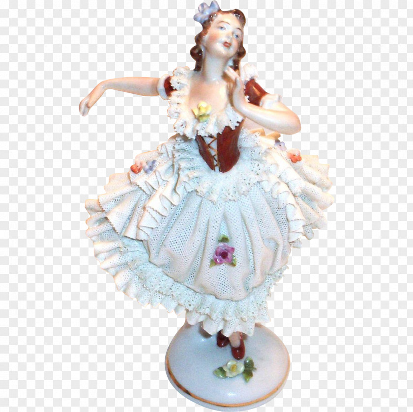 Ballerina Figurine Doll Christmas Ornament PNG