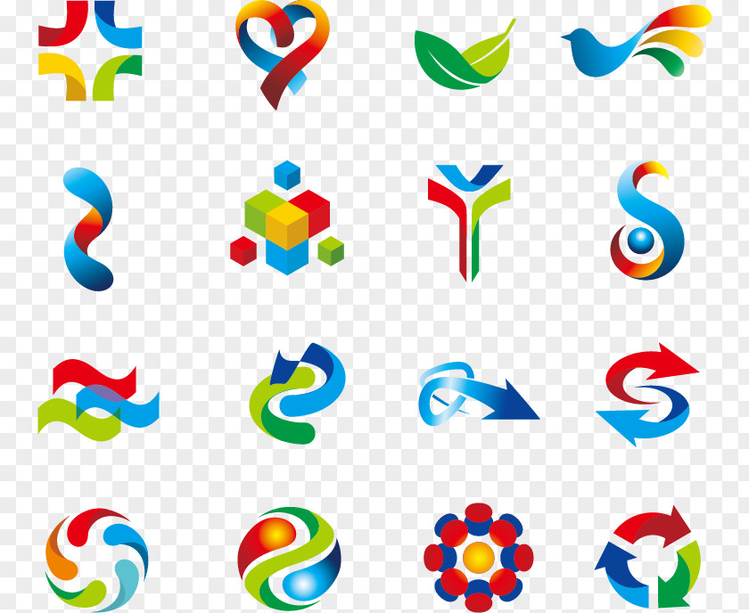 Dynamic Color Vector Icons Logo PNG