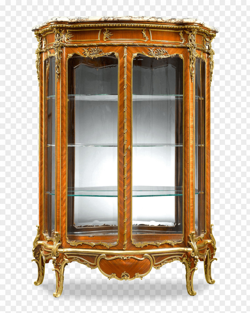 Antique Furniture Display Case Cabinetry PNG