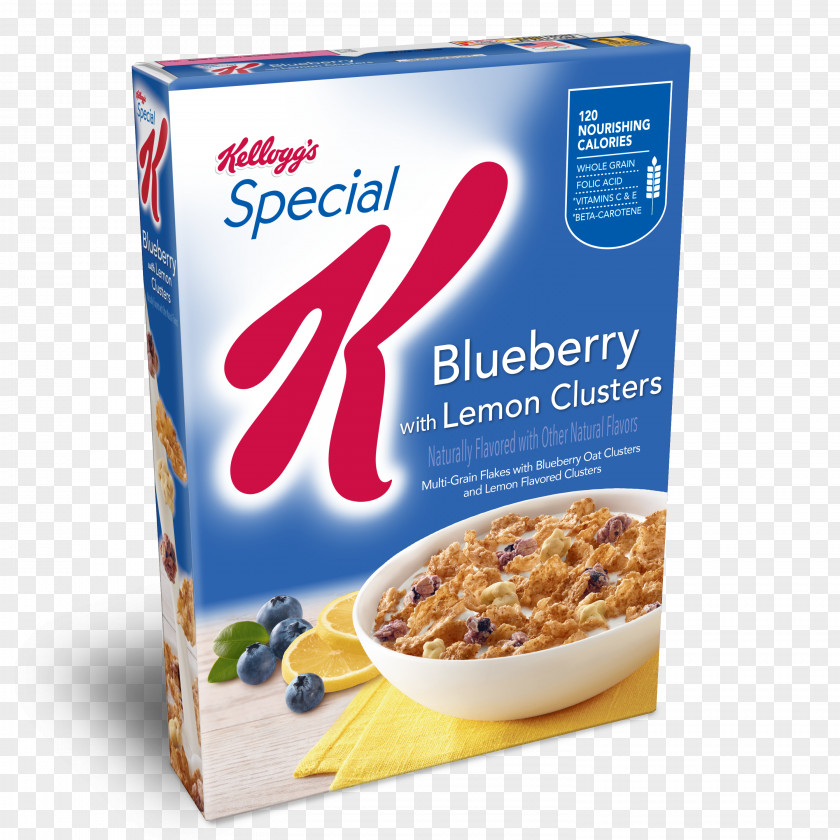 Breakfast Cereal Kellogg’s Special K Blueberry Ready-to-eat Corn Flakes Kellogg's Fruit & Yogurt PNG