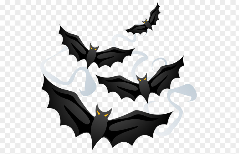 Creative Cartoon Bat Halloween Clip Art PNG