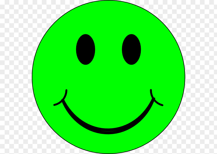 Green Smiley Face Emoticon Happiness Clip Art PNG