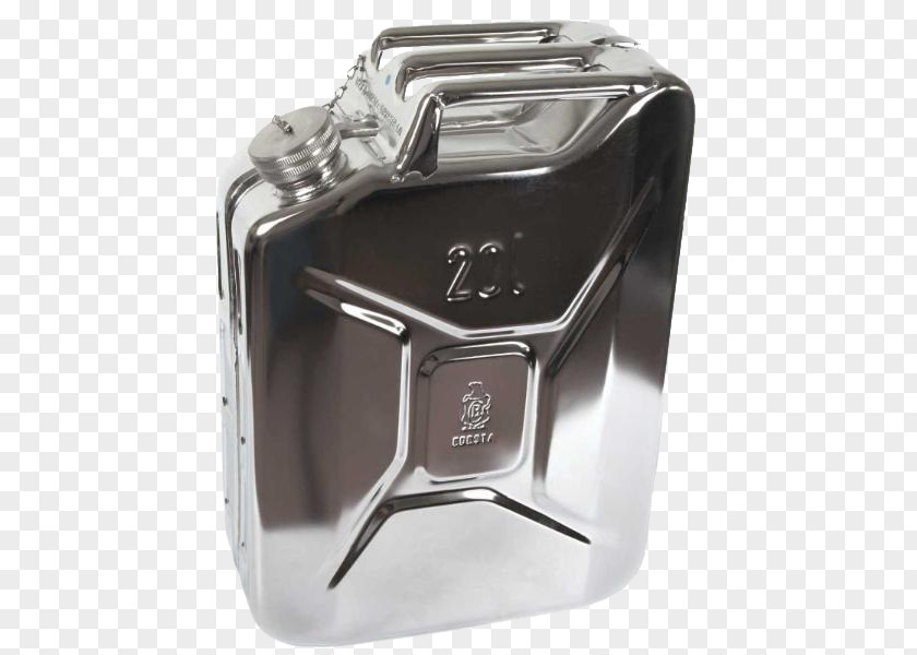 Jerry Can Jerrycan Stainless Steel Tin Fuel PNG