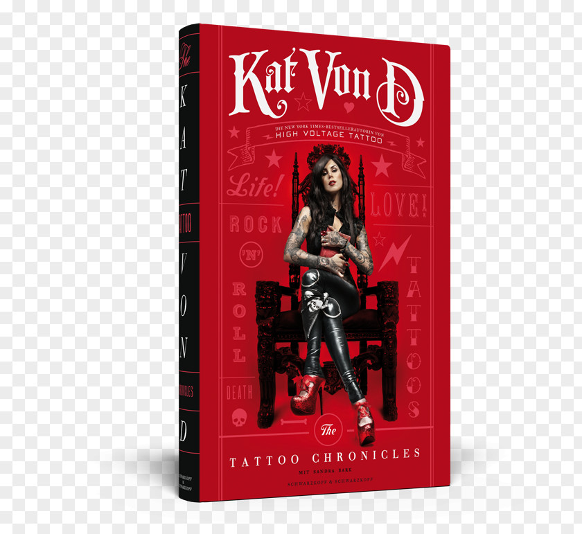 Kat Von D The Tattoo Chronicles Mammoth Book Of Tattoos Johnny: 3,000 Designs Go Big Or Home High Voltage PNG