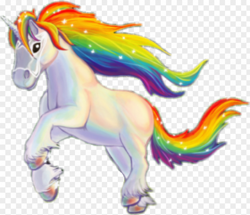 Unicorn Rainbow Color Clip Art PNG