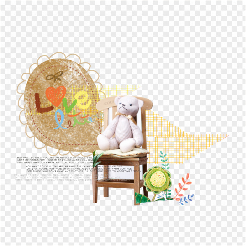 Baby Bear Dangu-dong Illustration PNG